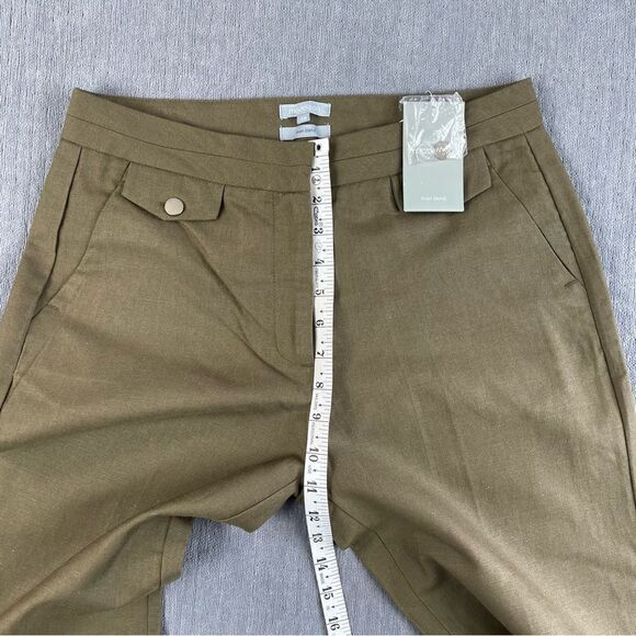 Maddison Linen Blend Olive Khaki Trouser Dress Pants NEW Women’s Size 8 - Picture 9 of 10